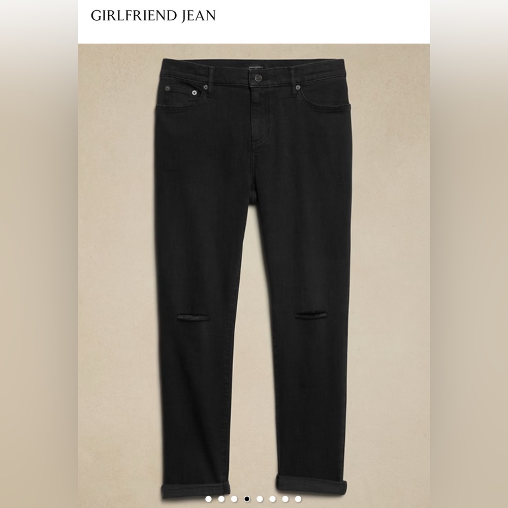 Banana Republic Women’s Black Girlfriend Jeans NWT